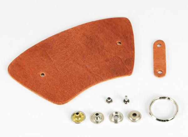 Palm Key Case <Snap Button> - Hermann Oak Harness Leather