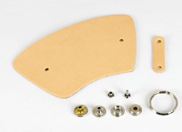 Palm Key Case <Snap Button> - Hermann Oak Tooling Leather