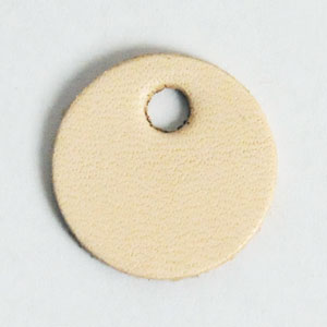 Leather Tag (Round Shape S) - LC Tooling Leather Standard