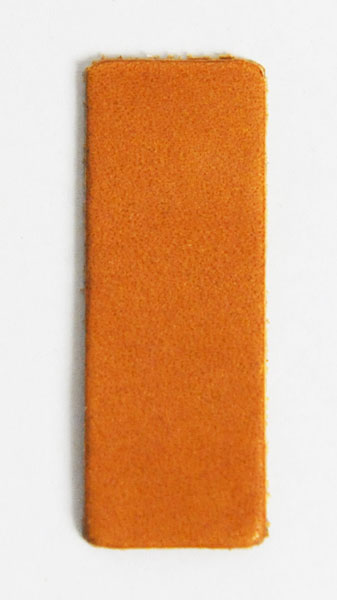 Leather Label (Square Shape L) - Various Color Leather
