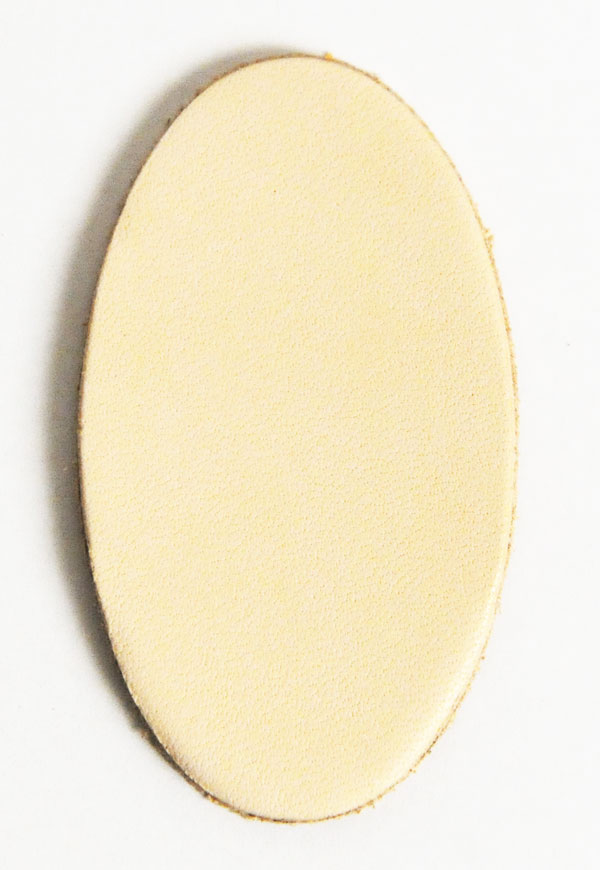Leather Label (Oval Shape) - LC Tooling Leather Standard