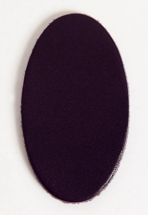 Leather Label (Oval Shape) - Various Color Leather