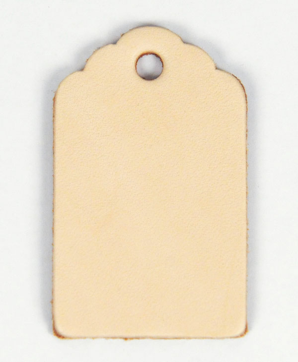 Leather Tag (Luggage Tag B) - LC Tooling Leather Standard