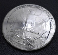 Washington Dollar Coin Eagle <Loop Back>