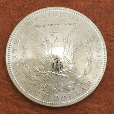 Morgan Dollar 1921 Eagle BU <Screw Back>