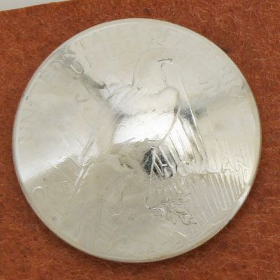 Silver Peace Dollar In Or After 1922 Eagle VG <Screw Back>