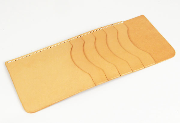 LC M Long Wallet Semi Assembled Card Pockets - Hermann Oak Tooling Leather