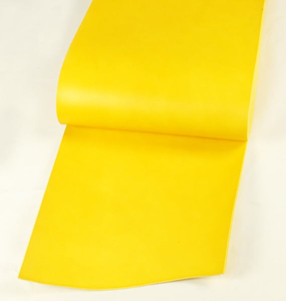 Leather cut in 30cm width, LC Premium Dyed Leather Struck Through <Yellow>