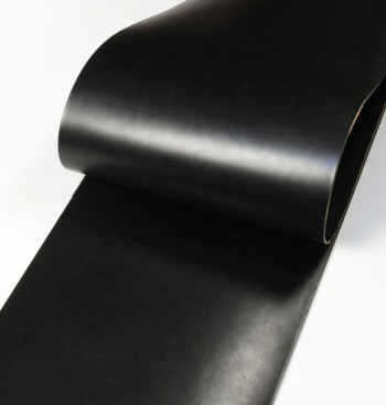 Leather cut in 30cm width, Hermann Oak UK Bridle Leather <Black>