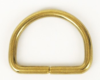Solid Brass D-Ring - 30 mm