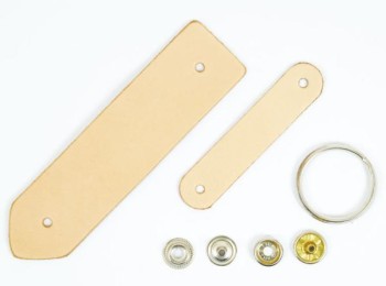 Bag Keychain Kit - Hermann Oak Tooling Leather(5 sets)