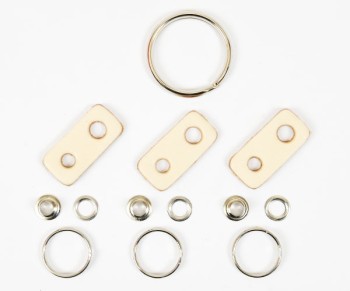 Leather Key Ring Kit - LC Tooling Leather Standard