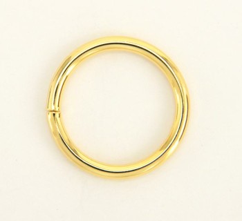 Iron Jump Ring - 30 mm - Gold