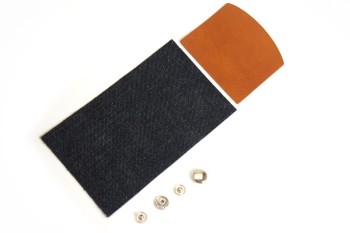 Okayama Denim x Leather <Coin Wallet Kit> - Leather Arizona(1 set)