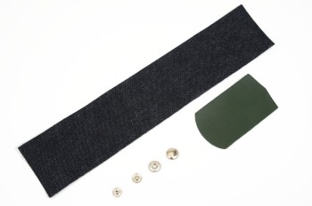 Okayama Denim & Leather Pen Case Kit - Tochigi Aniline Leather Classic