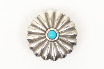 Metal Concho Round <25 mm>