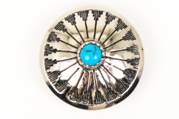 Stone Concho Turquoise <21 mm>