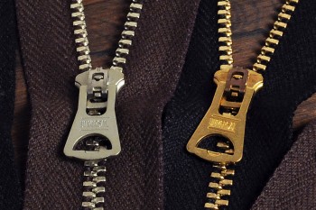 YKK Zipper <Universal®>#3 10 cm Gold (GSN84UNV8 Slider）(5 pcs)