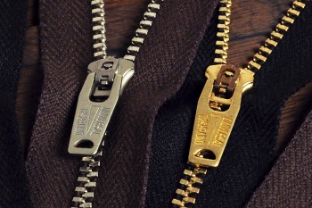 YKK Zipper <Universal®>#3 12 cm Gold (GSBN64OAZ9 Slider）(5 pcs)