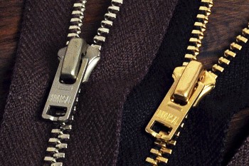 YKK Zipper <Universal®>#3 10 cm Gold (GA1UNV Slider）(5 pcs)