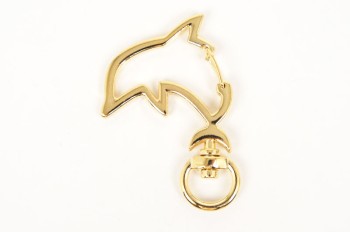 Decorative Keychain Dolphin - Gold -