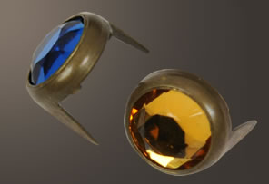 Acrylic Spot - Relic Brass Ring (11 mm)