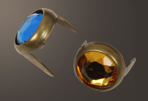 Acrylic Spot - Relic Brass Ring (9 mm)