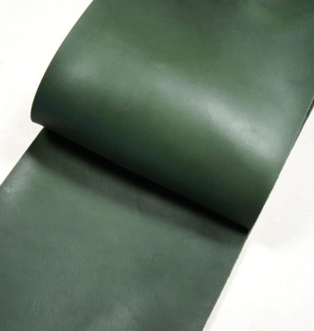 Leather cut in 30cm width, Tochigi Aniline Leather Classic<Green>