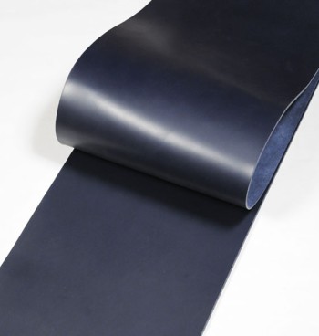 Leather cut in 30cm width, LC Premium Dyed Leather Struck Through <Navy>