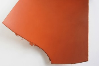 Leather cut in 30cm width, LC Premium Dyed Leather Struck Through <Brick>(27 sq dm)
