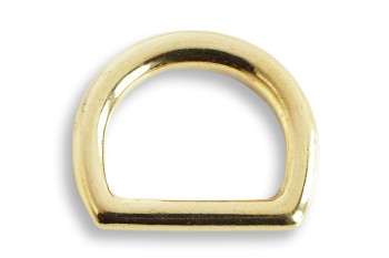 D-Ring - 20 mm - Solid Brass