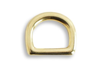 D-Ring - 16 mm - Solid Brass