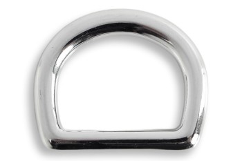 D-Ring - 25 mm - Solid Brass Chrome Plated