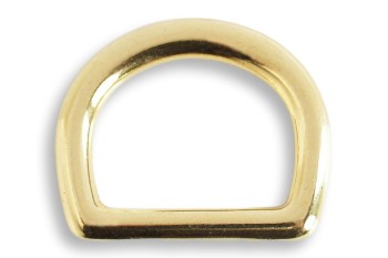D-Ring - 25 mm - Solid Brass