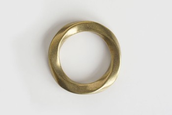 Twist Ring Solid Brass - 22 mm