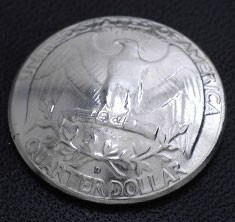 Washington Dollar Coin Eagle <Screw Back>