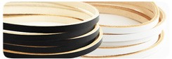 LC Pigmented Leather Lace 17 mm(5 straps)