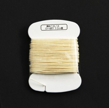 Waxed Ramie Thread (White) 10m (4 ply twisted)