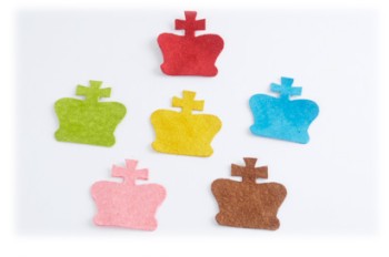 Pig Suede Charm ( Crown Small )