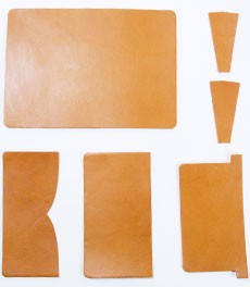 Card Case Kit - Hermann Oak Bridle Leather