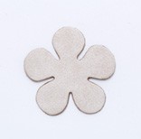 Leather Charms <Backing Charm> Flower (small)