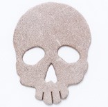 Leather Charms <Backing Charm> Skull (large)