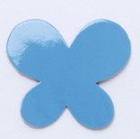 Leather Charms <Enamel> Butterfly (large)