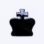 Leather Charms <Enamel> Crown (small)