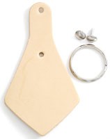 KEYCHAIN KIT - Diamond Shape(L)<Hermann Oak Tooling Leather>