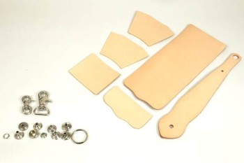 Key Fob Coincase Kit - LC Tooling Leather Standard