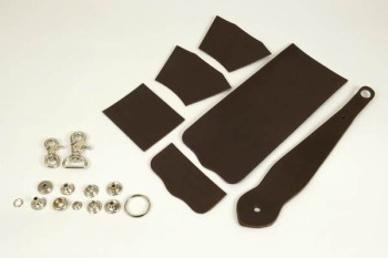 Key Fob Coincase Kit - LC Leather Glazed Standard