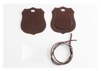 Luggage Tag Kit - Western Badge < LC Tooling Leather Standard >