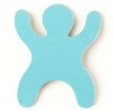 BABY Charm - Enamelled Leather ( Diving Man )(5 pcs)