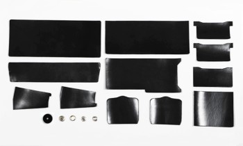 LC Billfold Kit <Outside Purse> -  Leather Glazed Tochigi (Black)
